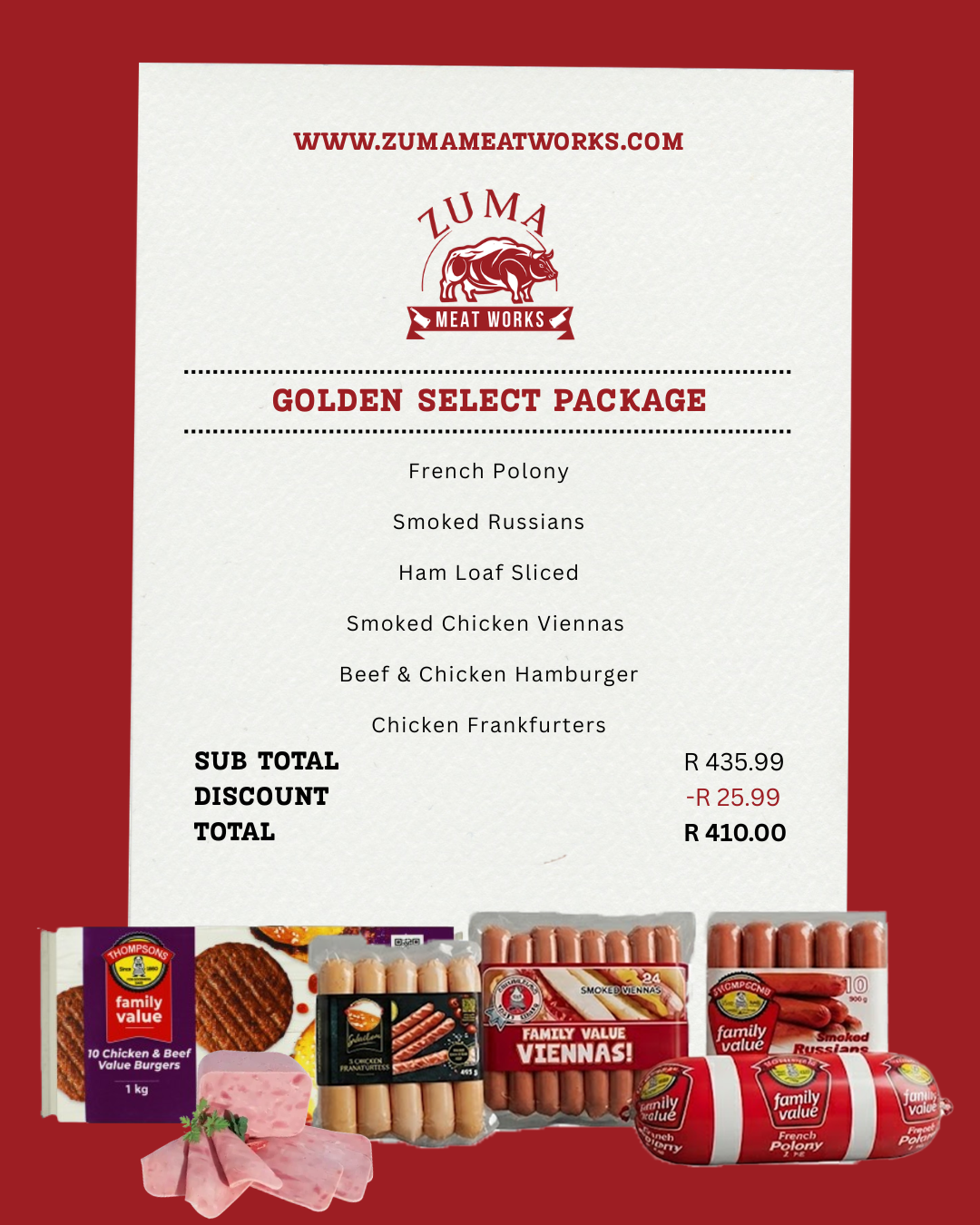 GOLDEN SELECT PACKAGE