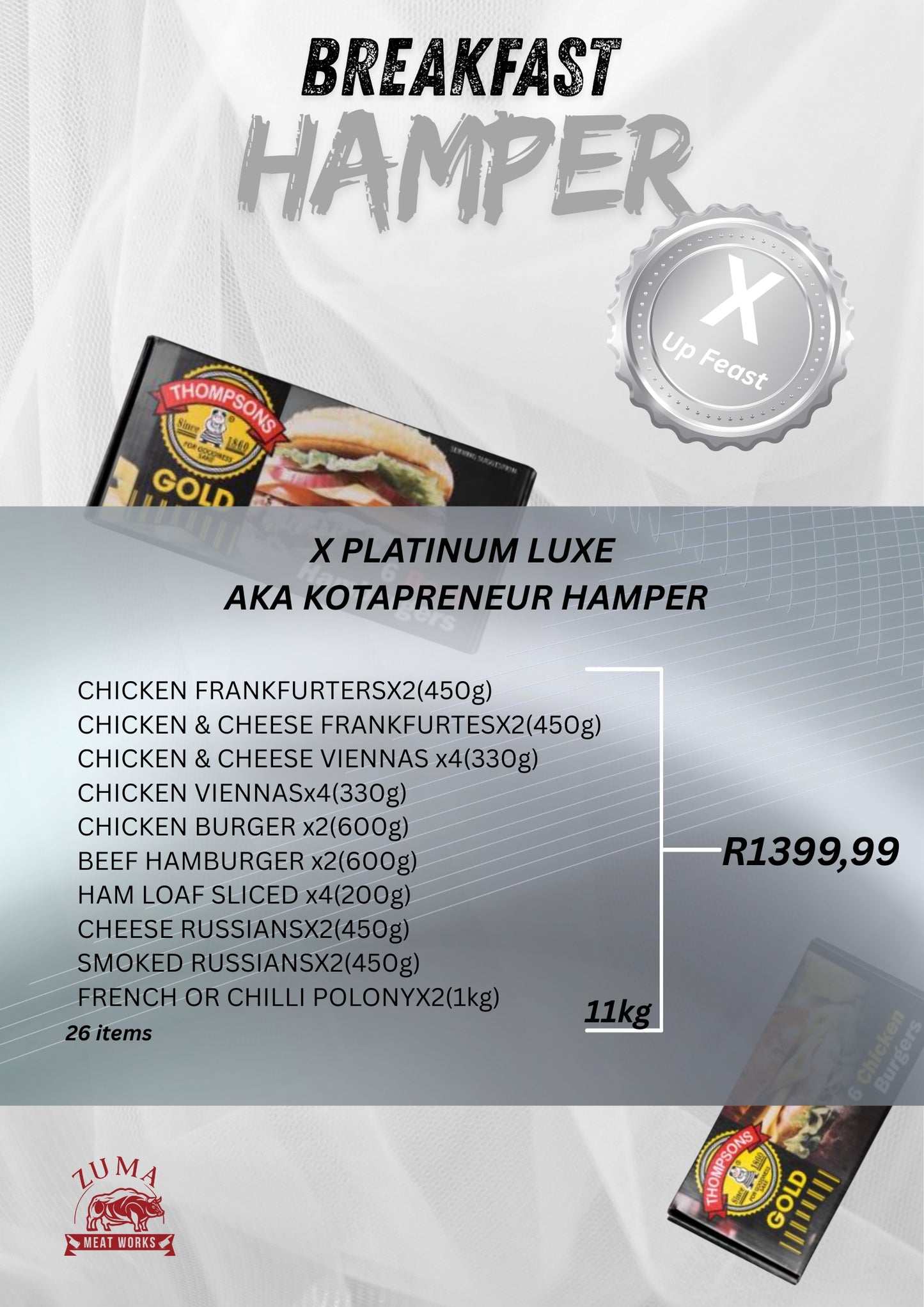 X PLATINUM LUXE AKA KOTAPRENER HAMPER